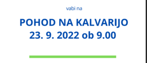 Vabilo na Dan slovenskega športa – pohod na Kalvarijo v Mariboru