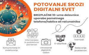 Podajmo se na pot skozi digitalni svet – brezplačne delavnice, Kranj