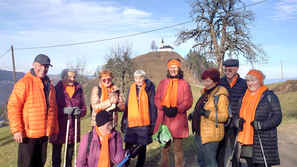 Ljubljanska skupina DŠZ Vič za slovo od 2024 na Katarini in Jakobu