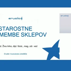 Erudio, Starostne spremembe sklepov - Zoom posnetek, Živa Arko