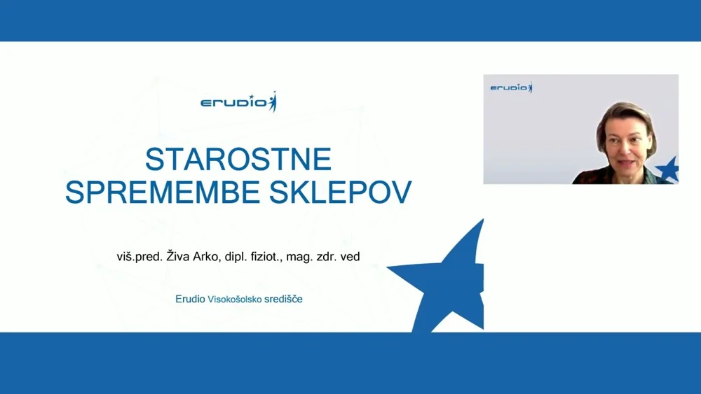 Erudio, Starostne spremembe sklepov - Zoom posnetek, Živa Arko