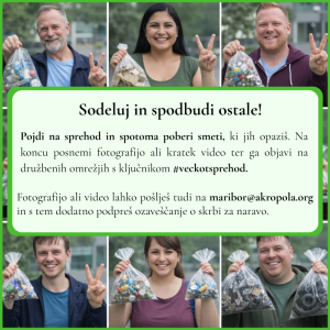 Več kot sprehod – pobuda ob dnevu Zemlje