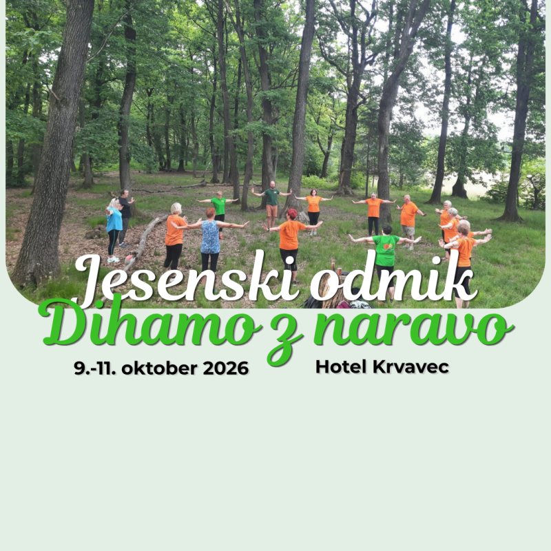 Jesenski odmik Dihamo z naravo na Krvavcu 2026