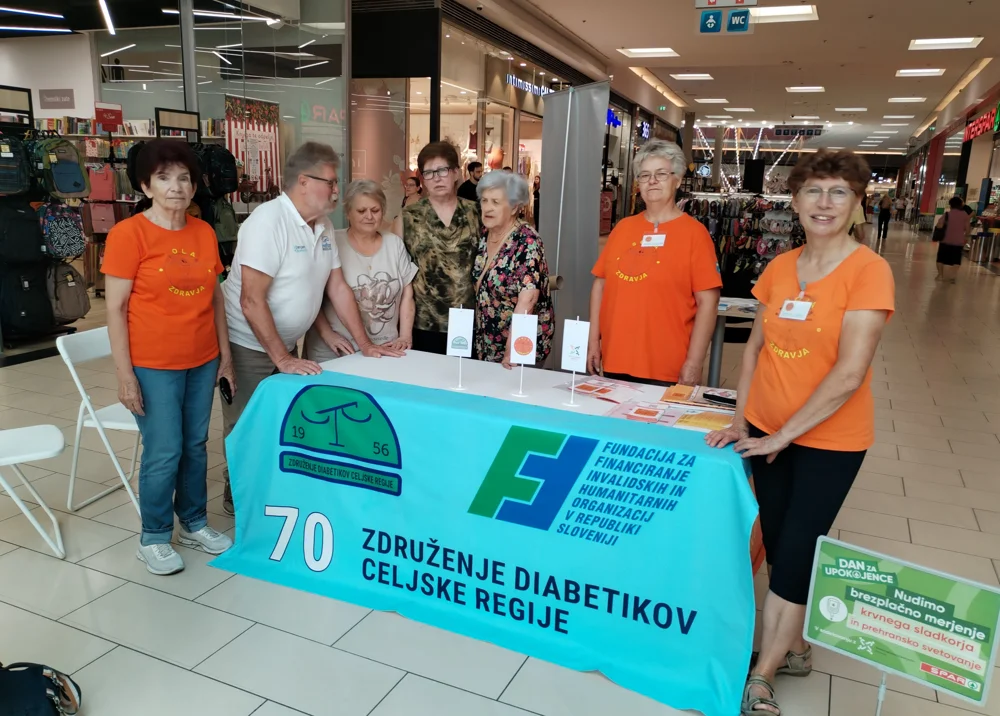 Skupina Šola zdravja Celje sodelovala na Sparovem dnevu za upokojence